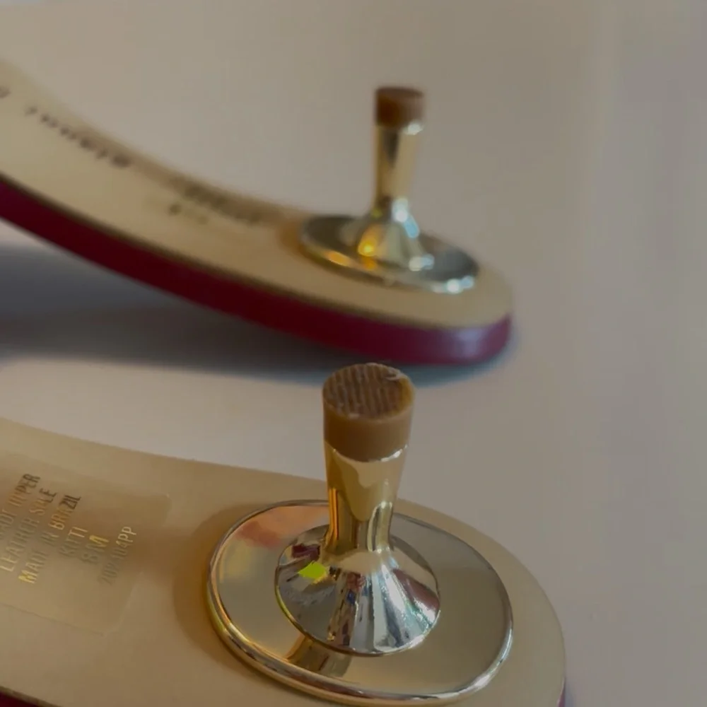 Gianni Bibi Kitti Mesh Square Toe Kitten Heel Dress Slides - Picture 5 of 12